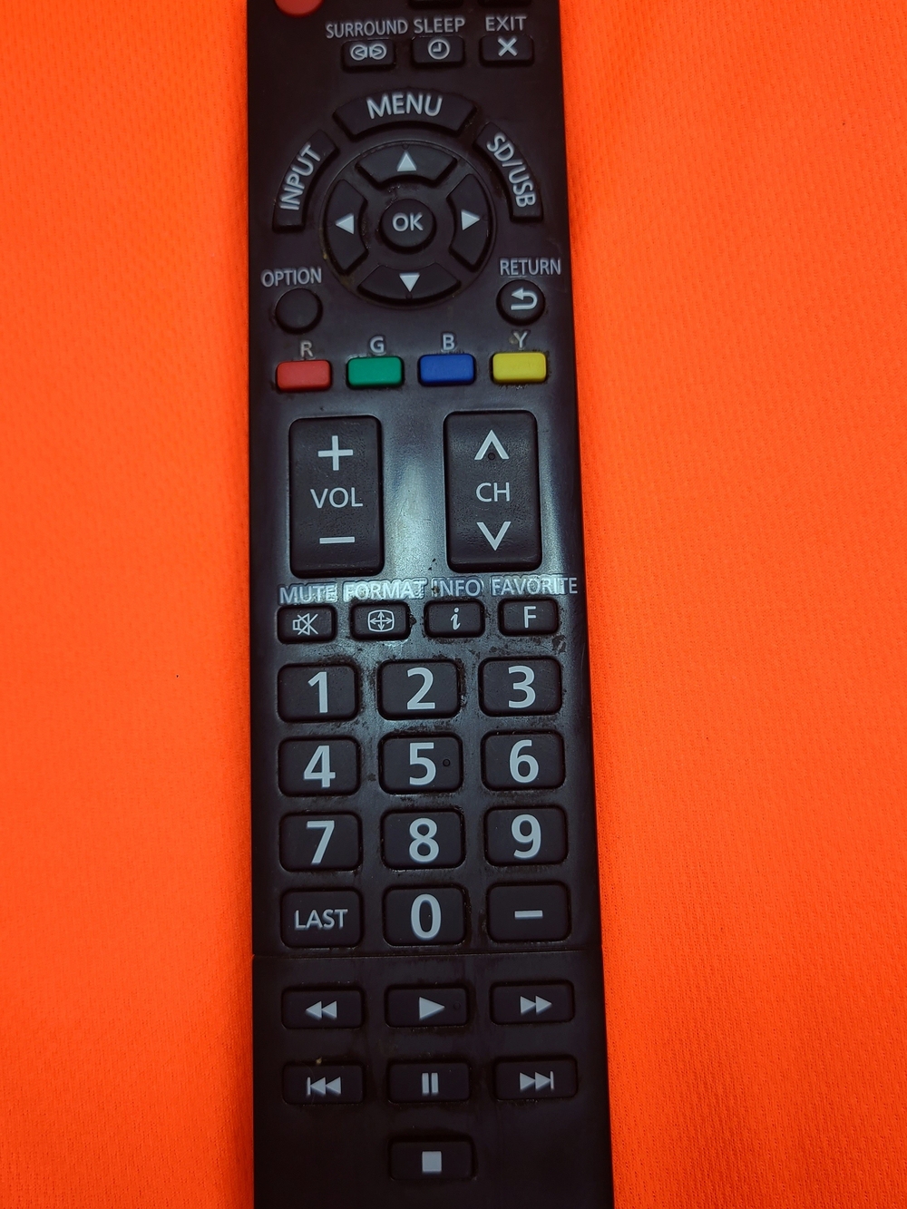 Control Remote...OEM PANASONIC N2QAYB000706